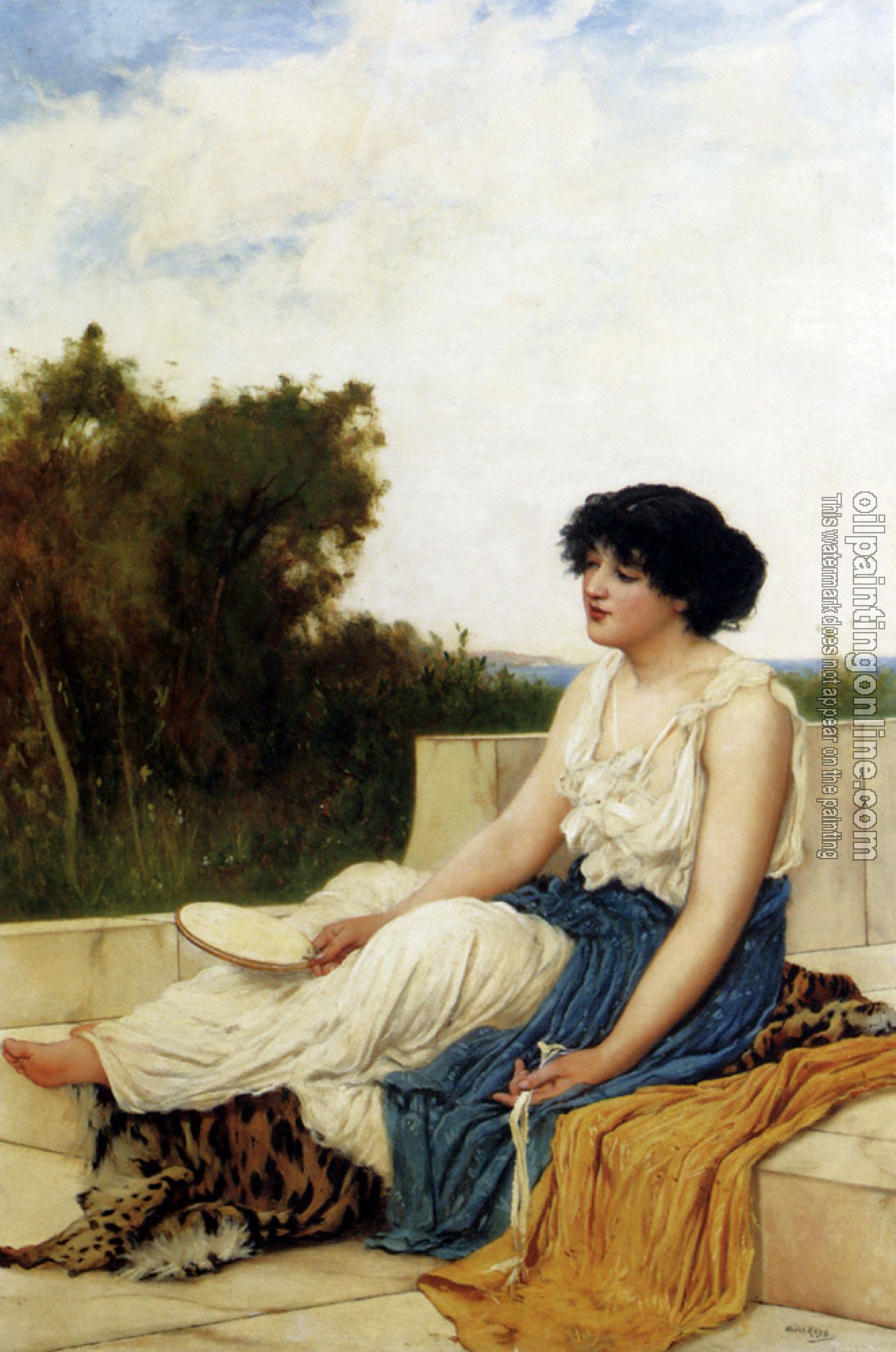 Oliver Rhys - A Seated Muse